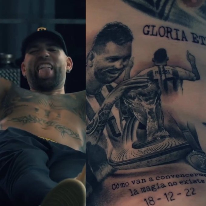 九游体育-好兄弟！奥塔门迪身上有梅西文身，今日梅西让点助其主场告别破门